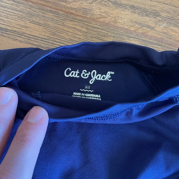 Toddler Boy Blue and Colorful Swim Lot Bundle Cat & Jack Old Navy Swim Trunks - Picture 9 of 11